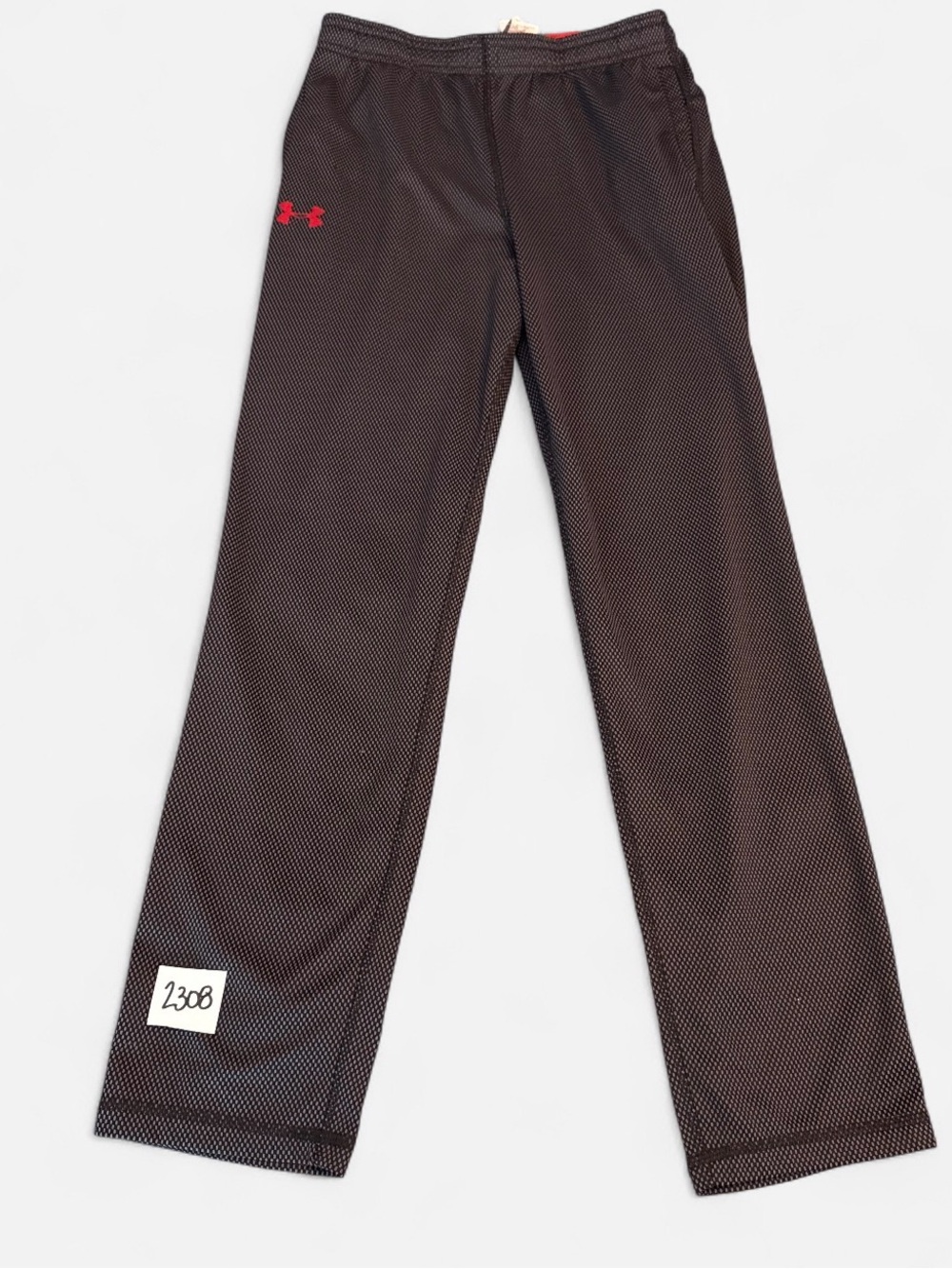 Under Armour Black Joggers with Red Logo for Kids